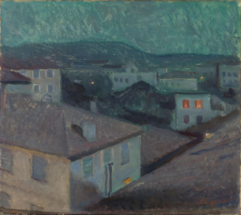 Noche en Niza - Edvard Munch