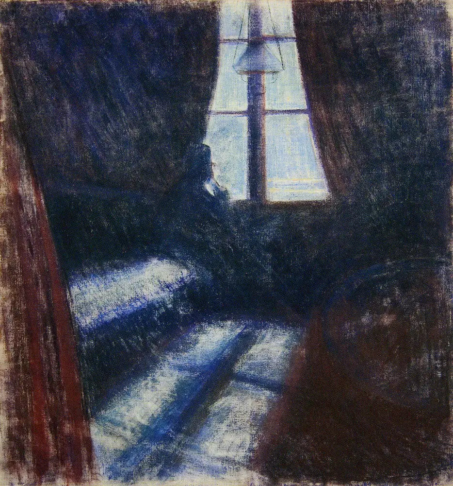 Reproduction du tableau « Nuit à Saint-Cloud - Edvard Munch » par Alpha Reproduction en peinture à l’huile