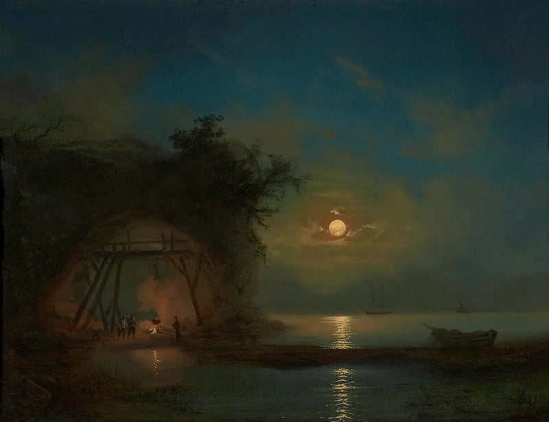 Noche a la luz de la luna - Ivan Aïvazovski