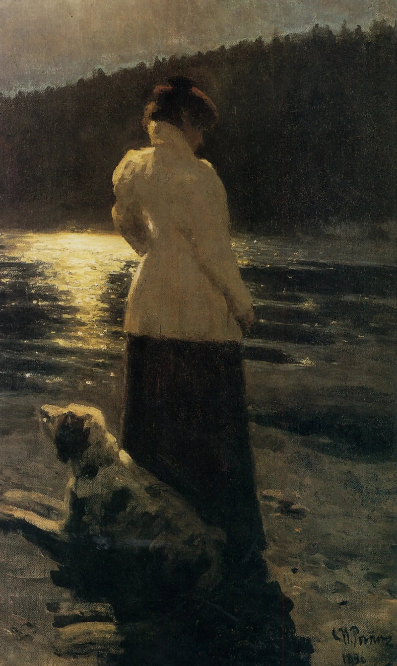 Noche a la luz de la luna. Zdravnevo - Ilya Repin