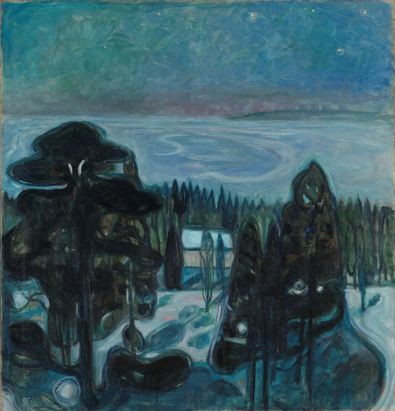 Noche en blanco - Edvard Munch