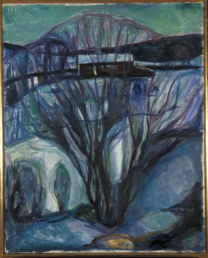 Noche de invierno - Edvard Munch