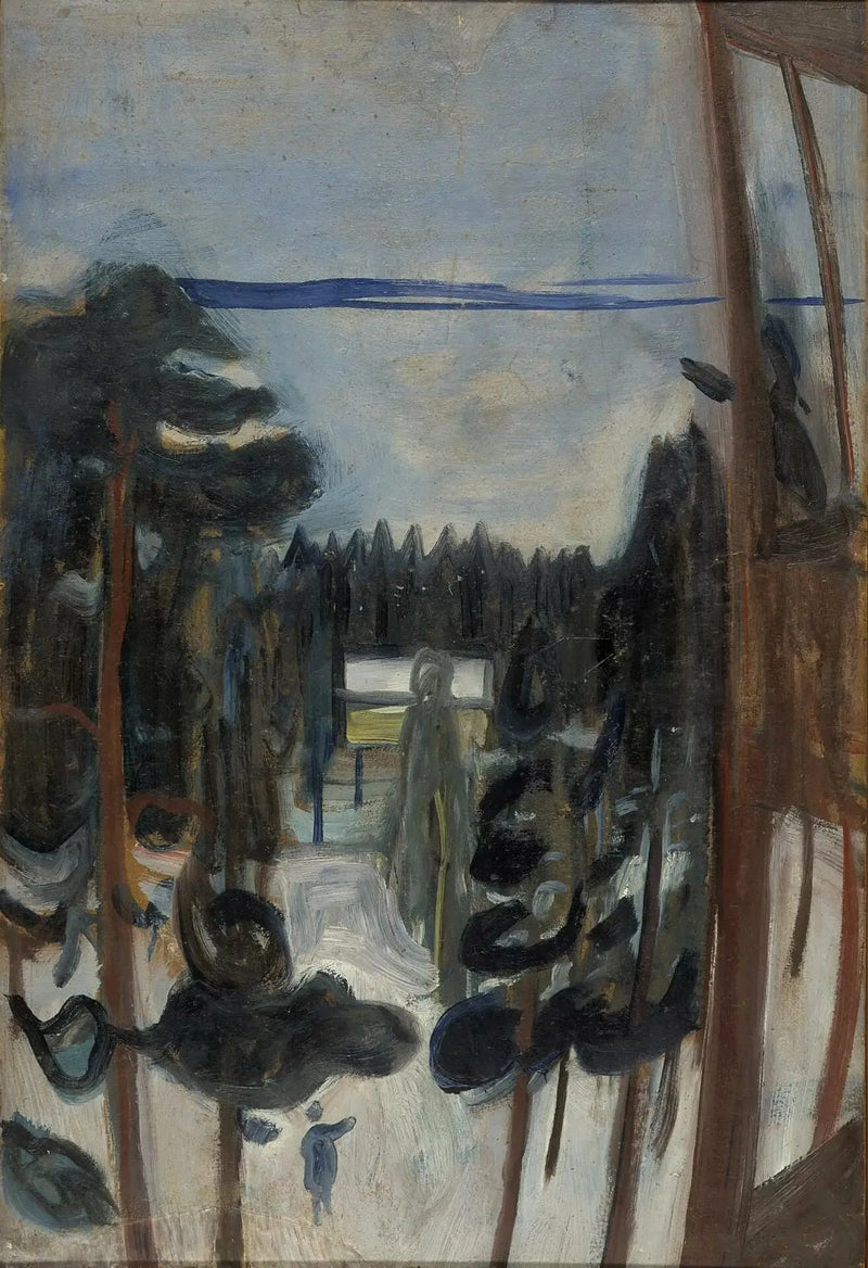 Noche de invierno - Edvard Munch