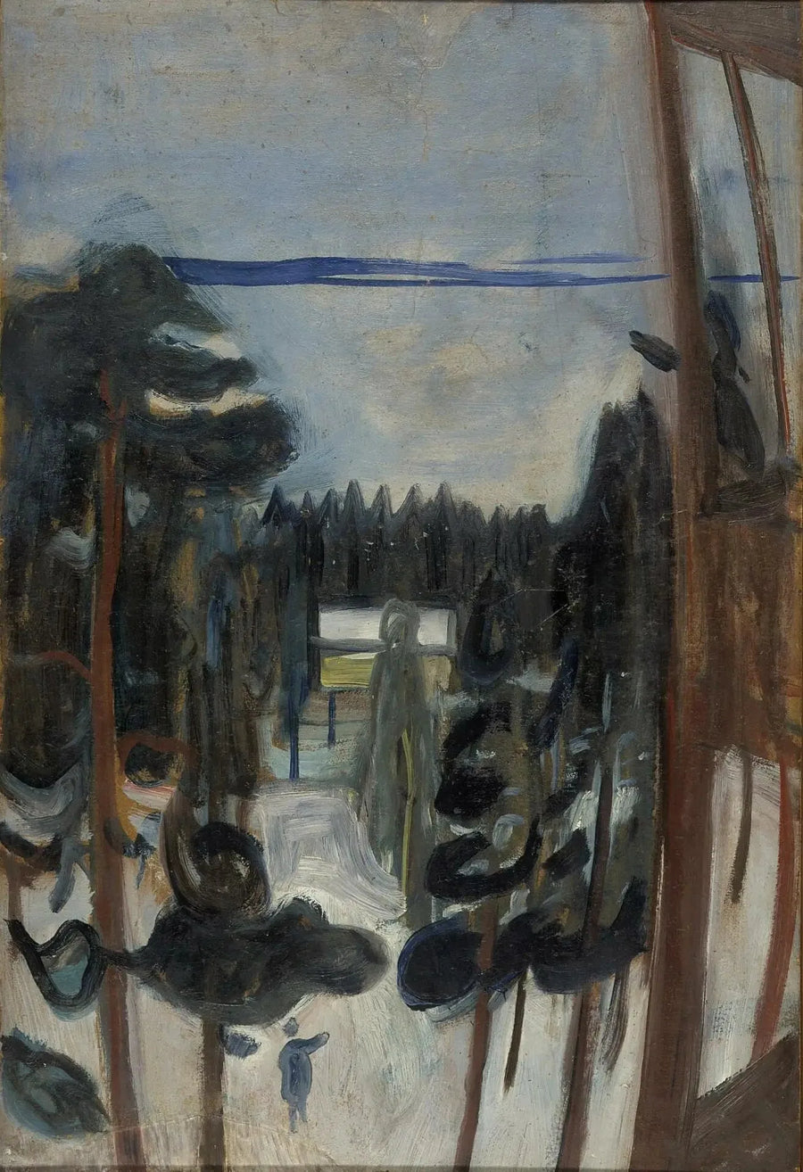 Noche de invierno - Edvard Munch