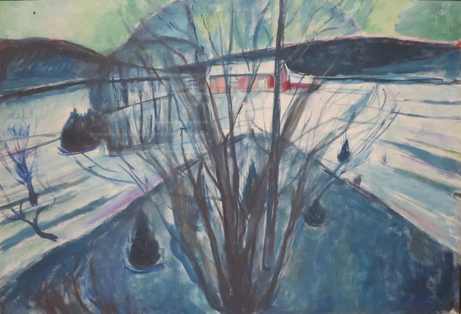 Noche de invierno - Edvard Munch