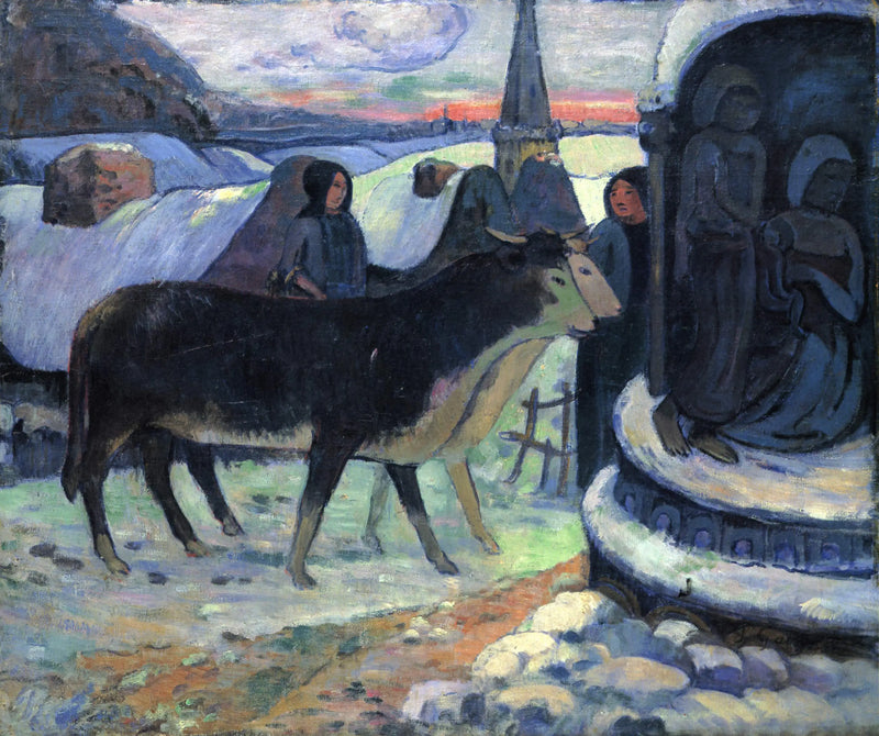 Noche de Navidad, La bendición de los bueyes - Paul Gauguin