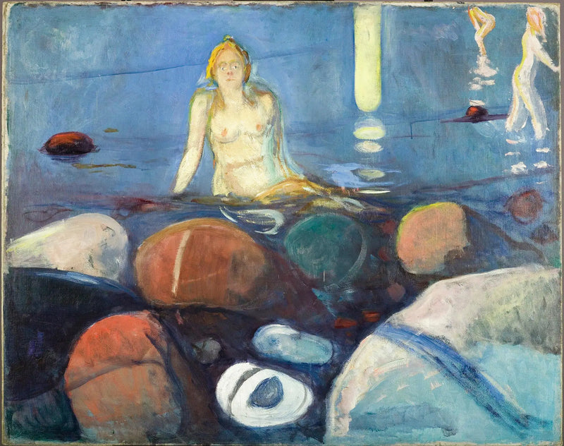 Noche de verano. Sirena - Edvard Munch