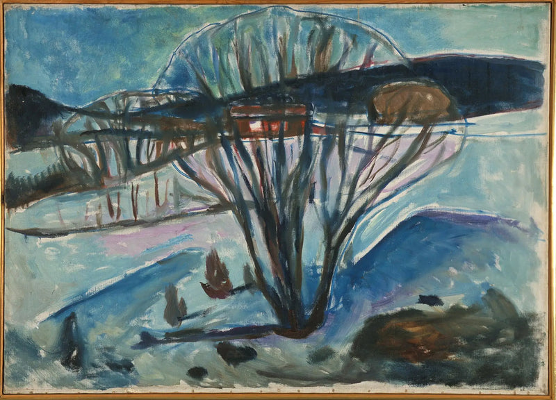Noche de invierno - Edvard Munch