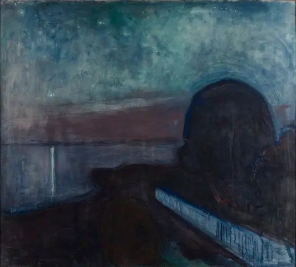 Noche estrellada - Edvard Munch
