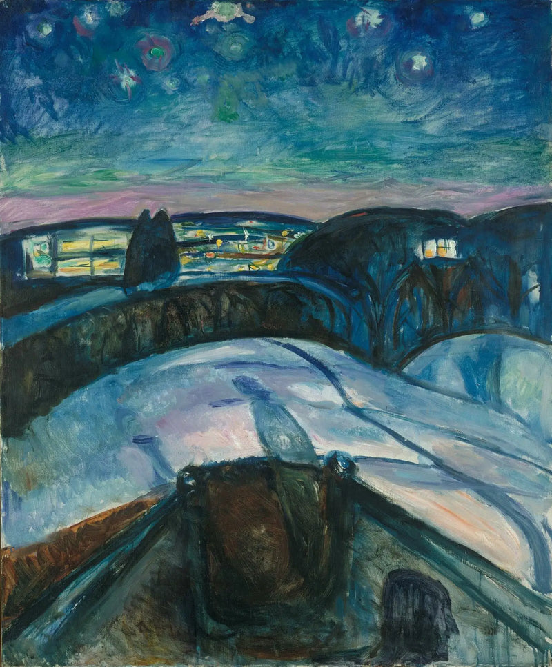 Noche estrellada - Edvard Munch