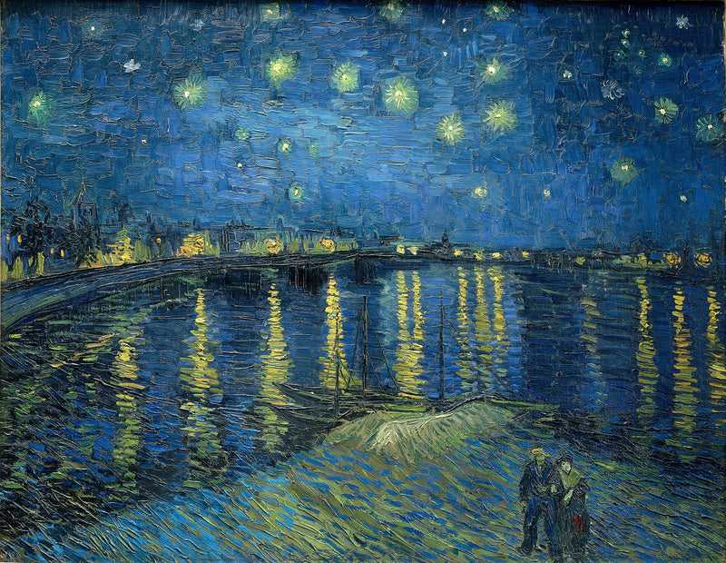 La Noche estrellada sobre el Ródano - Vincent van Gogh