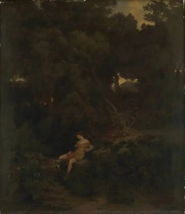 Ninfa en la fuente - Arnold Böcklin