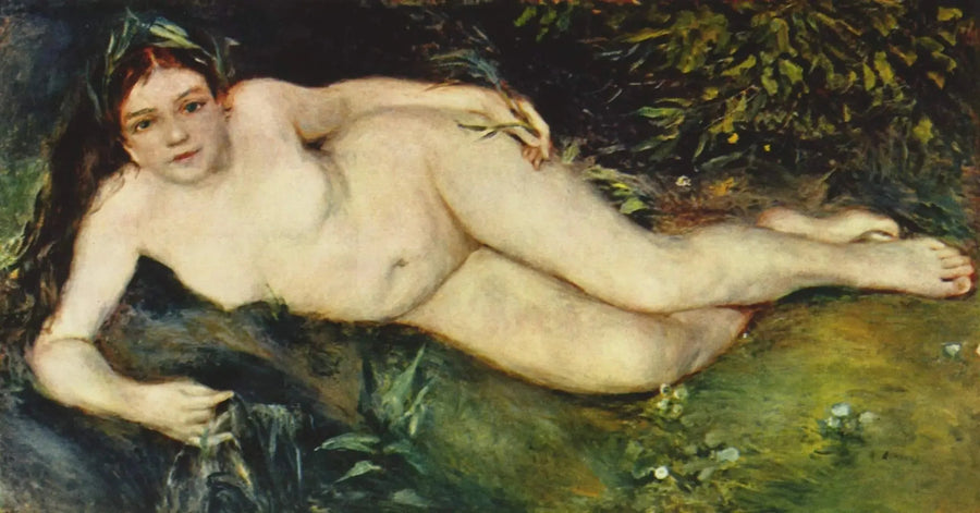 Ninfa en la fuente - Pierre-Auguste Renoir