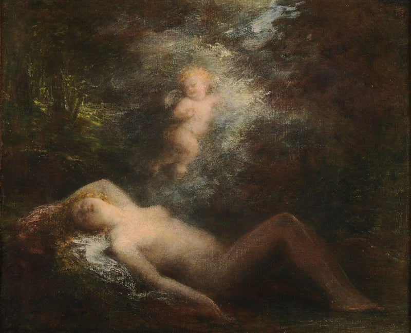 Nymphe dormida - Henri Fantin-Latour