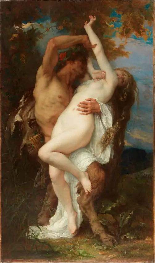Nymphe secuestrée por un fauno - Alexandre Cabanel