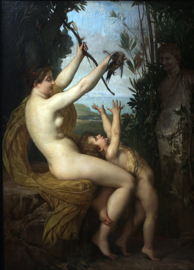 Nymphe et Bacchus - Jules Lefebvre - Alpha Reproduction
