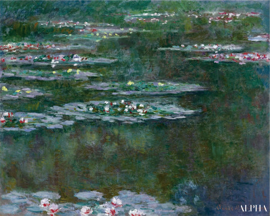 Nymphéas 1904 - Claude Monet - Reproductions de tableaux et peintures haut de gamme