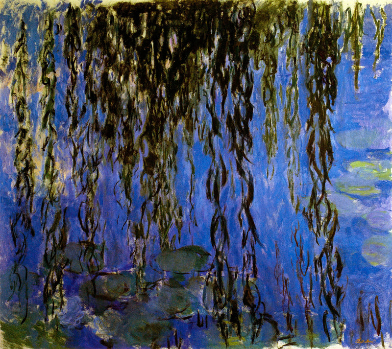 Nenúfares con ramas de sauce - Claude Monet