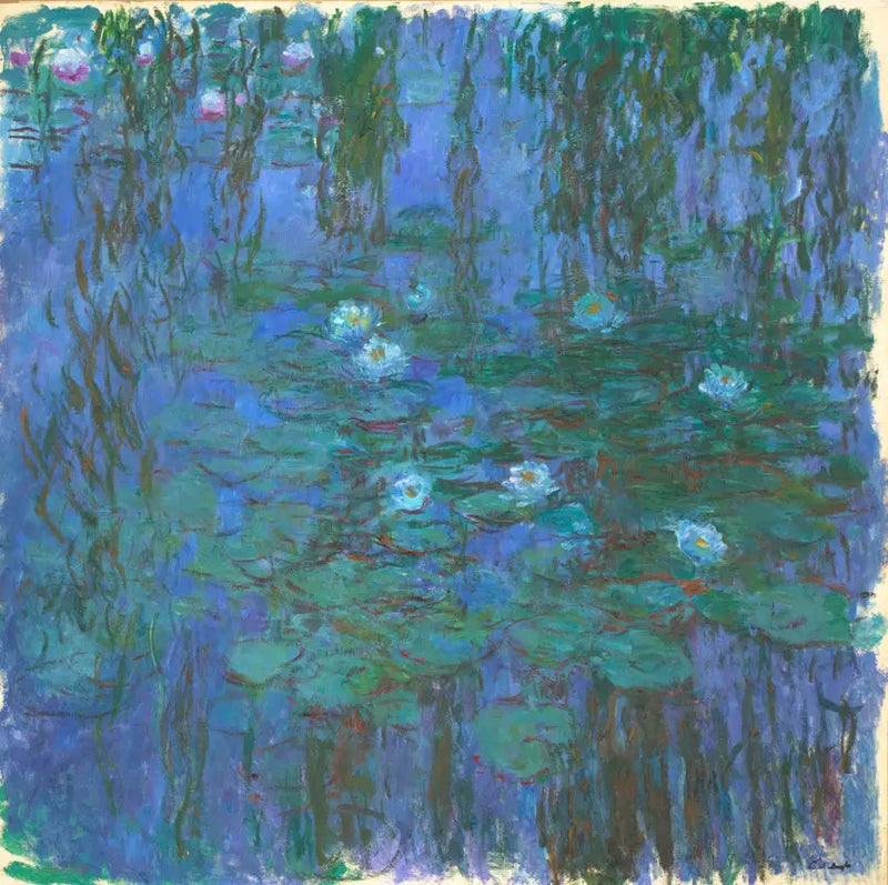 Nenúfares azules - Claude Monet