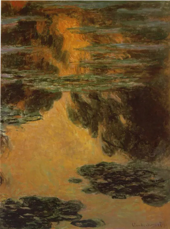 Reproduction du tableau « Nymphéas - Claude Monet » par Alpha Reproduction en peinture à l’huile