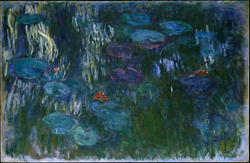 Nenúfares con reflejos de sauce, Met W1858 - Claude Monet