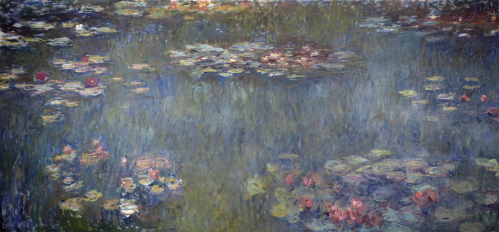 La cuenca de los nenúfares, reflejos verdes - Claude Monet