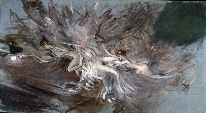 Ninfas a la luz de la luna - Giovanni Boldini