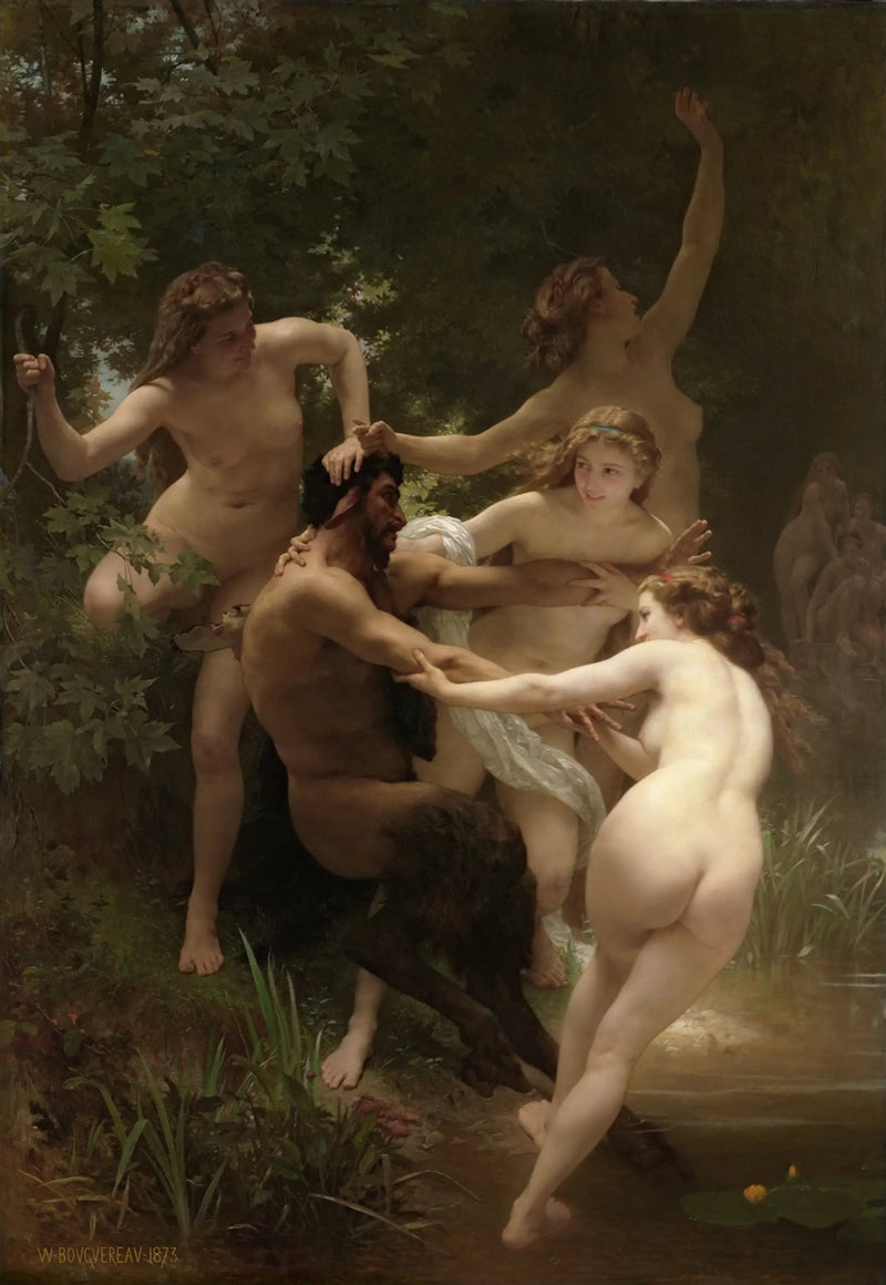 Ninfas y Sátiro - Bouguereau