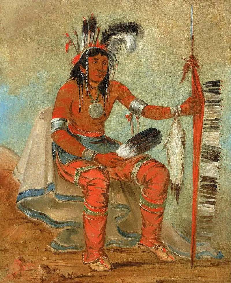 O'n-daig, el cuervo, un dandi - George Catlin