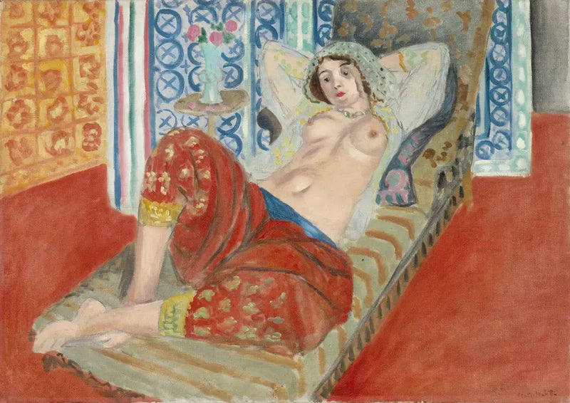 Odalisca con pantalones rojos - Henri Matisse