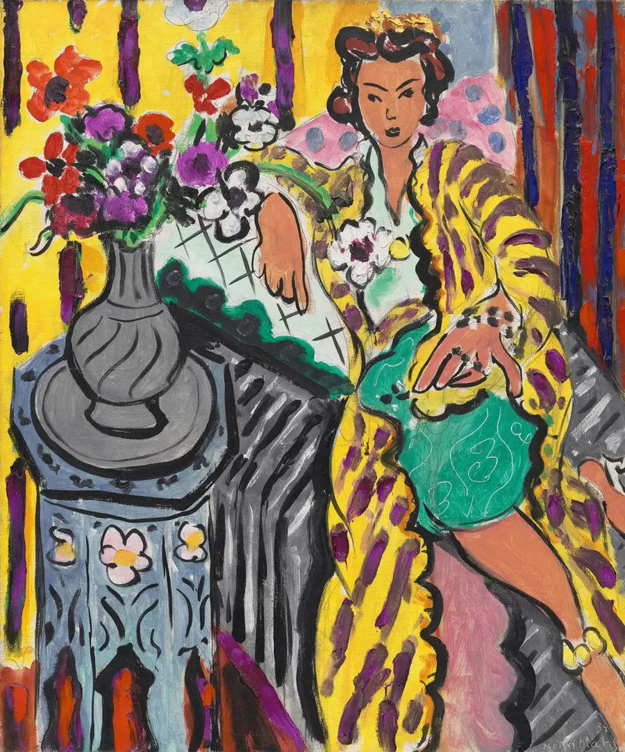 Odalisca con vestido persa amarillo - Henri Matisse