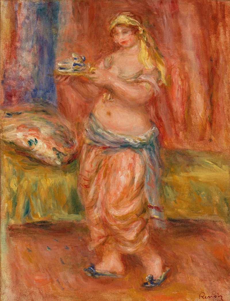 Odalisca con la tetera - Pierre-Auguste Renoir