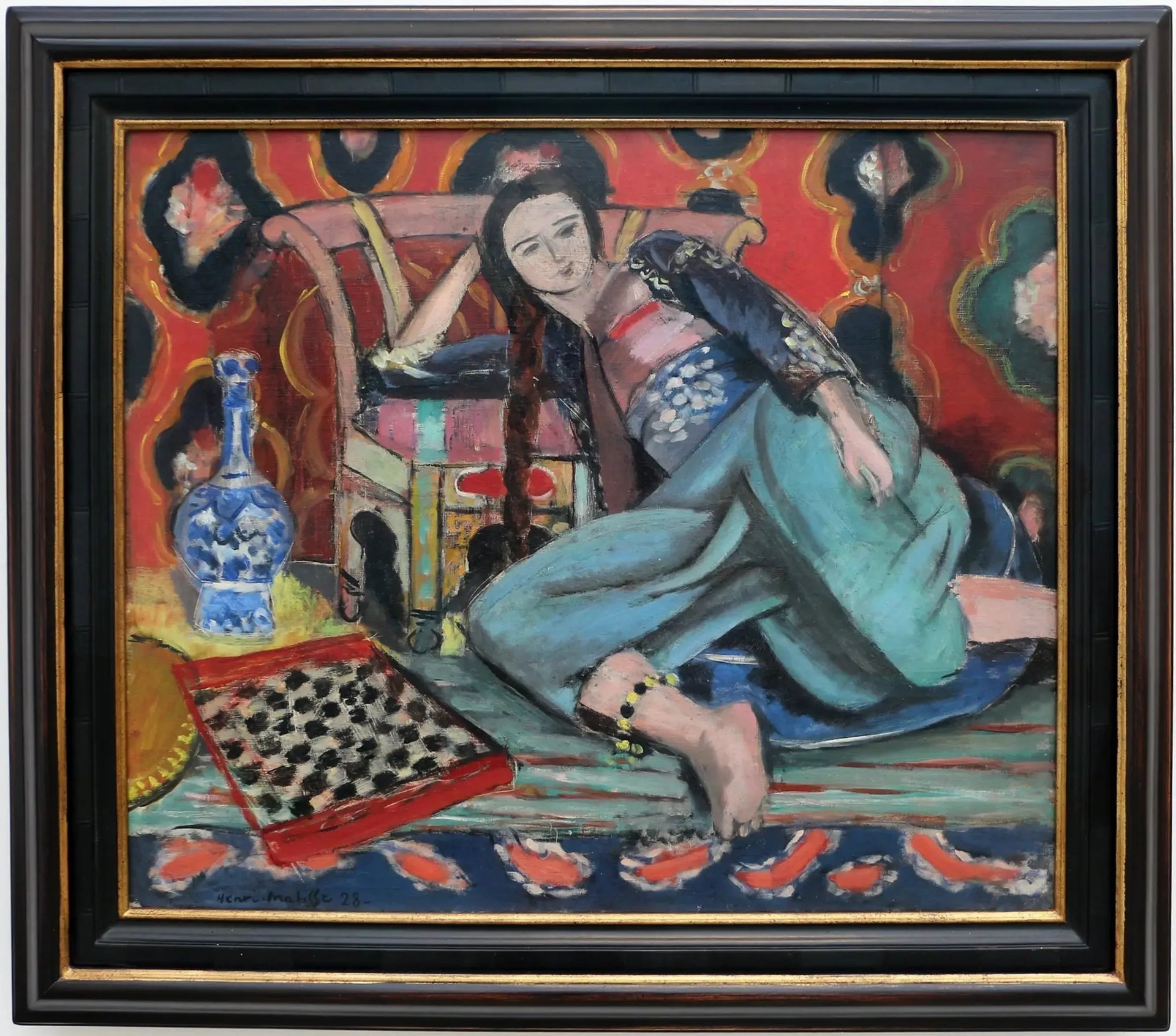 Odalisque au fauteuil - Henri Matisse image 1 reproduction d’œuvre d’art à l’huile