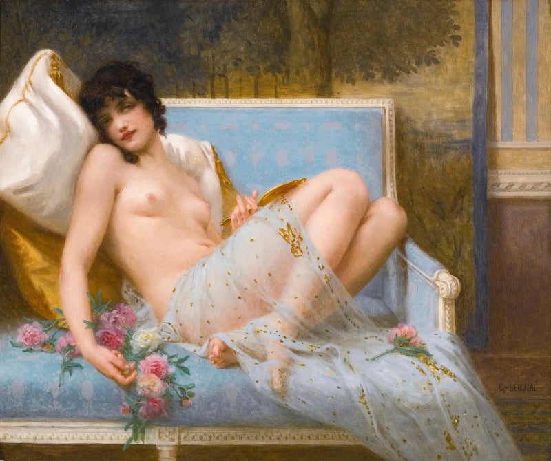 Odalisca acostada - Guillaume Seignac