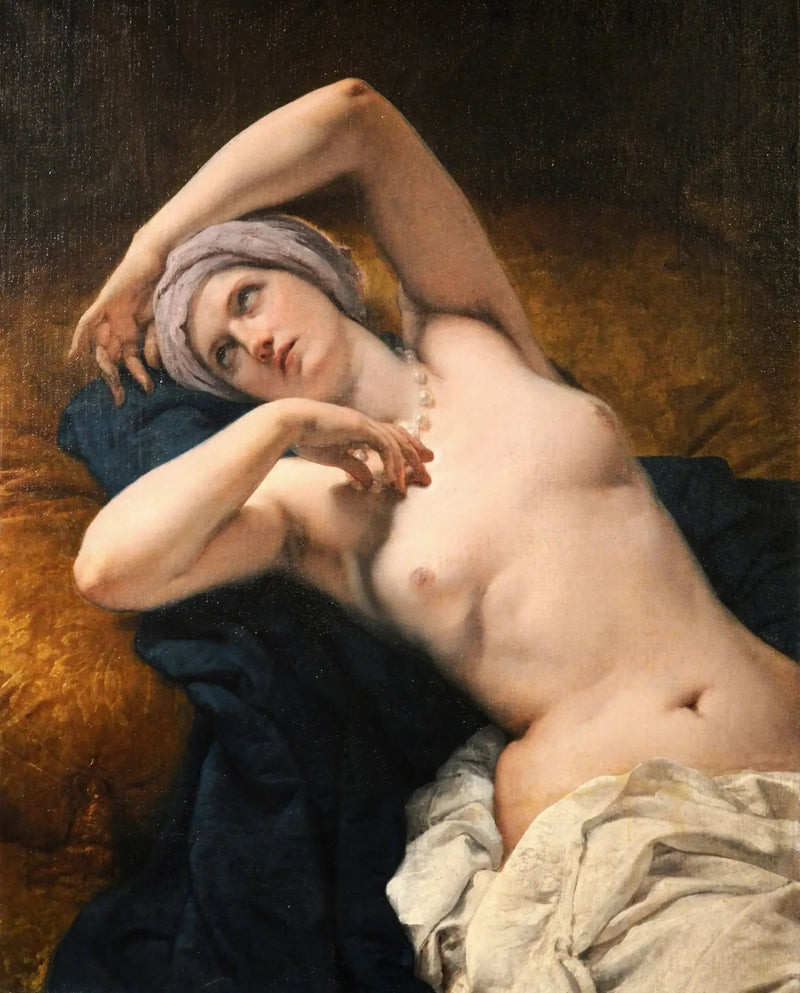 Odalisca en su sueño - Francesco Hayez