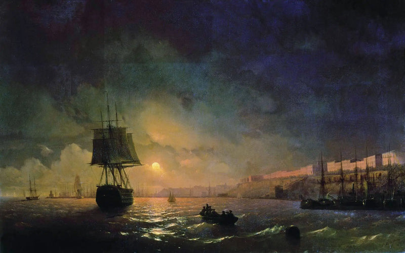 Odessa a la luz de la luna - Ivan Aïvazovski