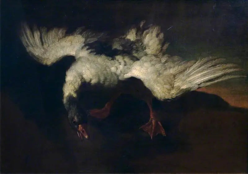 Oca con alas desplegadas - George Stubbs