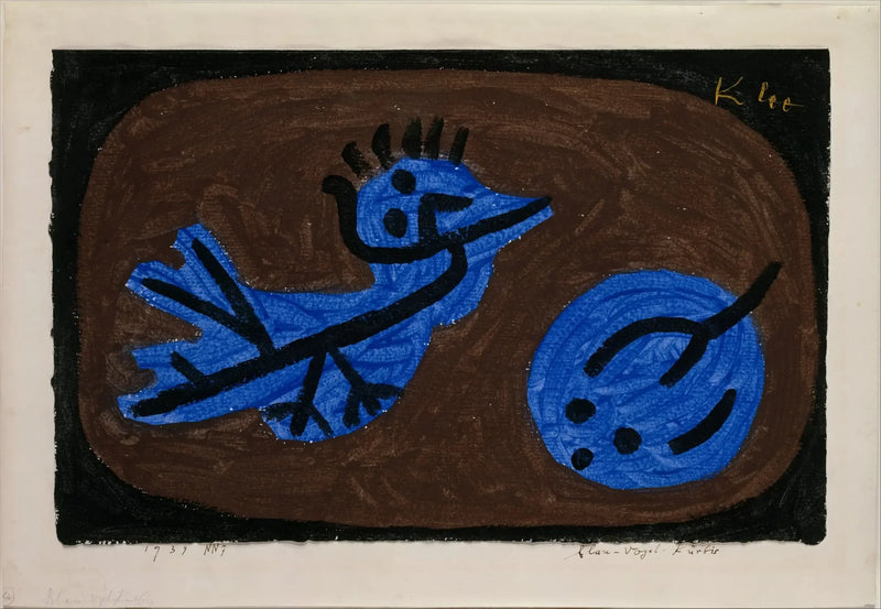 Pájaro-azul-calabaza - Paul Klee