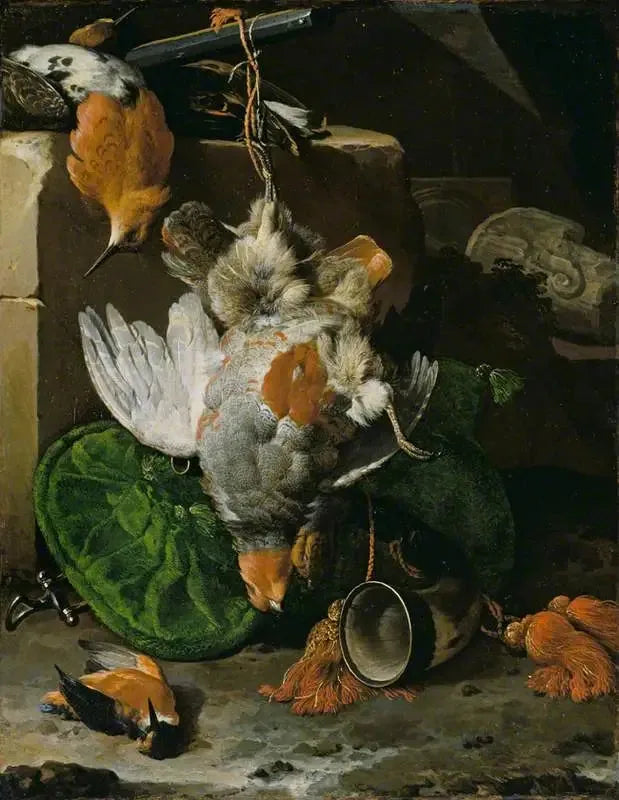 Pájaro muerto - Melchior de Hondecoeter