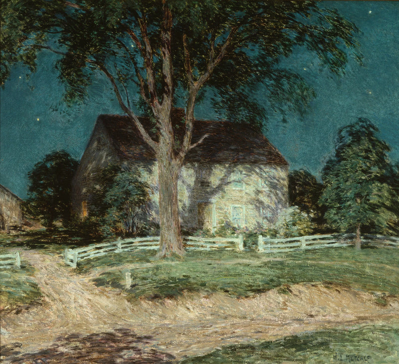 Antigua Casa de Campo de Connecticut - Willard Metcalf