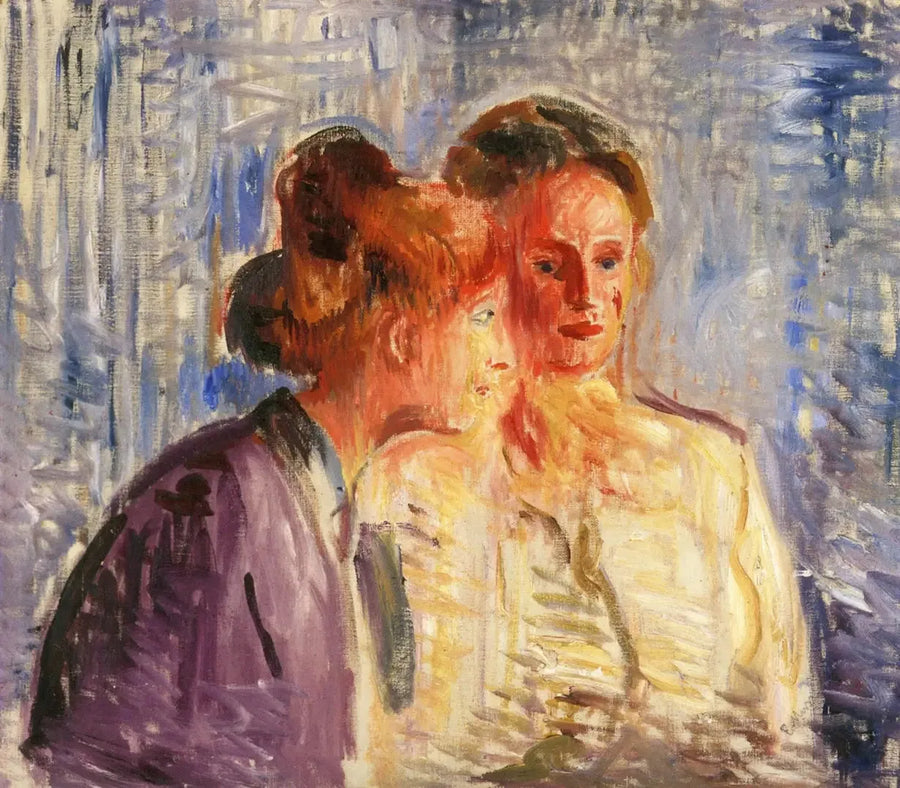 Olga y Rosa Meissner - Edvard Munch