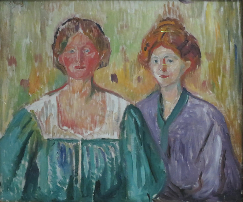 Olga y Rosa Meissner - Edvard Munch