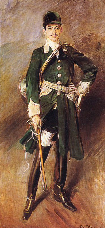 Olympe Hériot como maestra de embarque - Giovanni Boldini