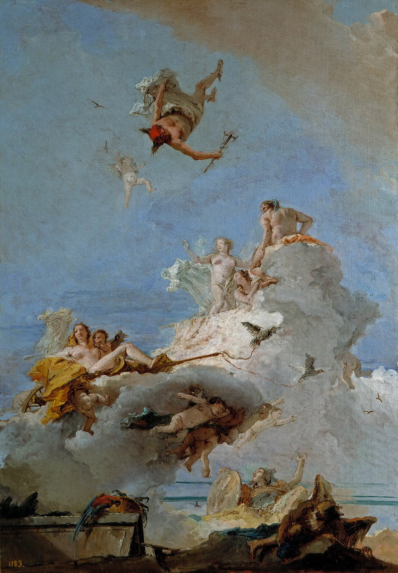 Olimpia o el Triunfo de Venus - Giovanni Battista Tiepolo