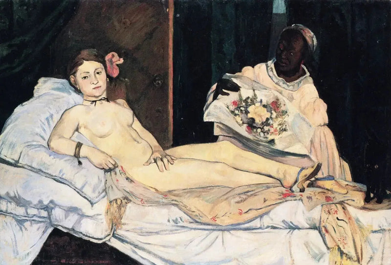 Olympia, copia de Manet - Paul Gauguin