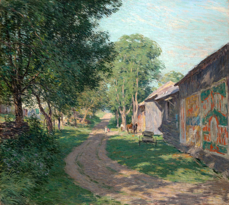 Sombra de la Santa Juan - Willard Metcalf