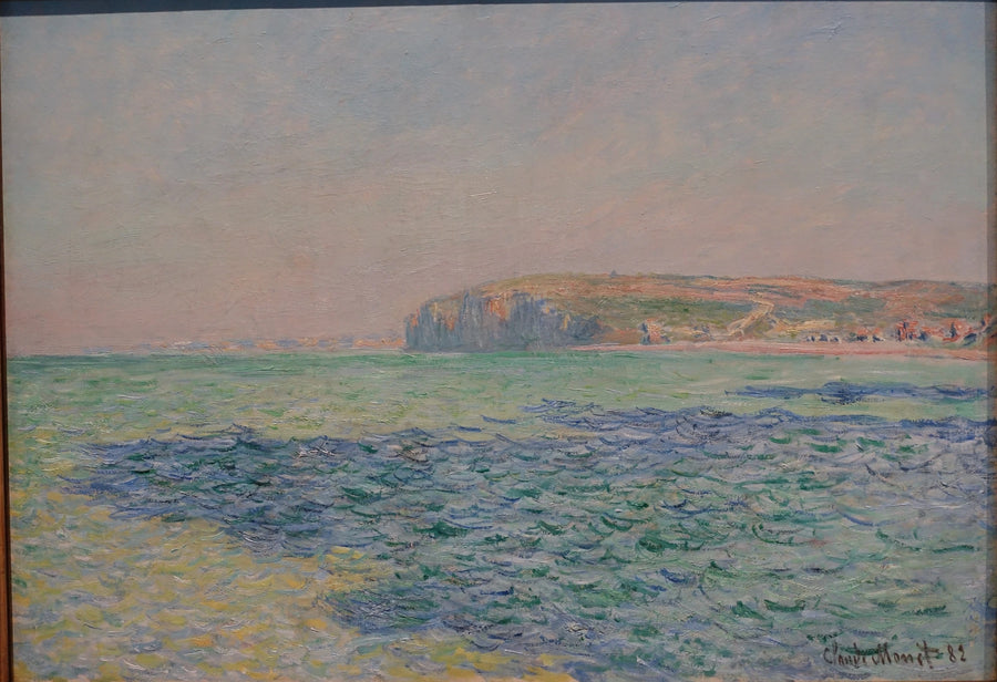 Las sombras sobre el mar, los acantilados de Pourville - Claude Monet