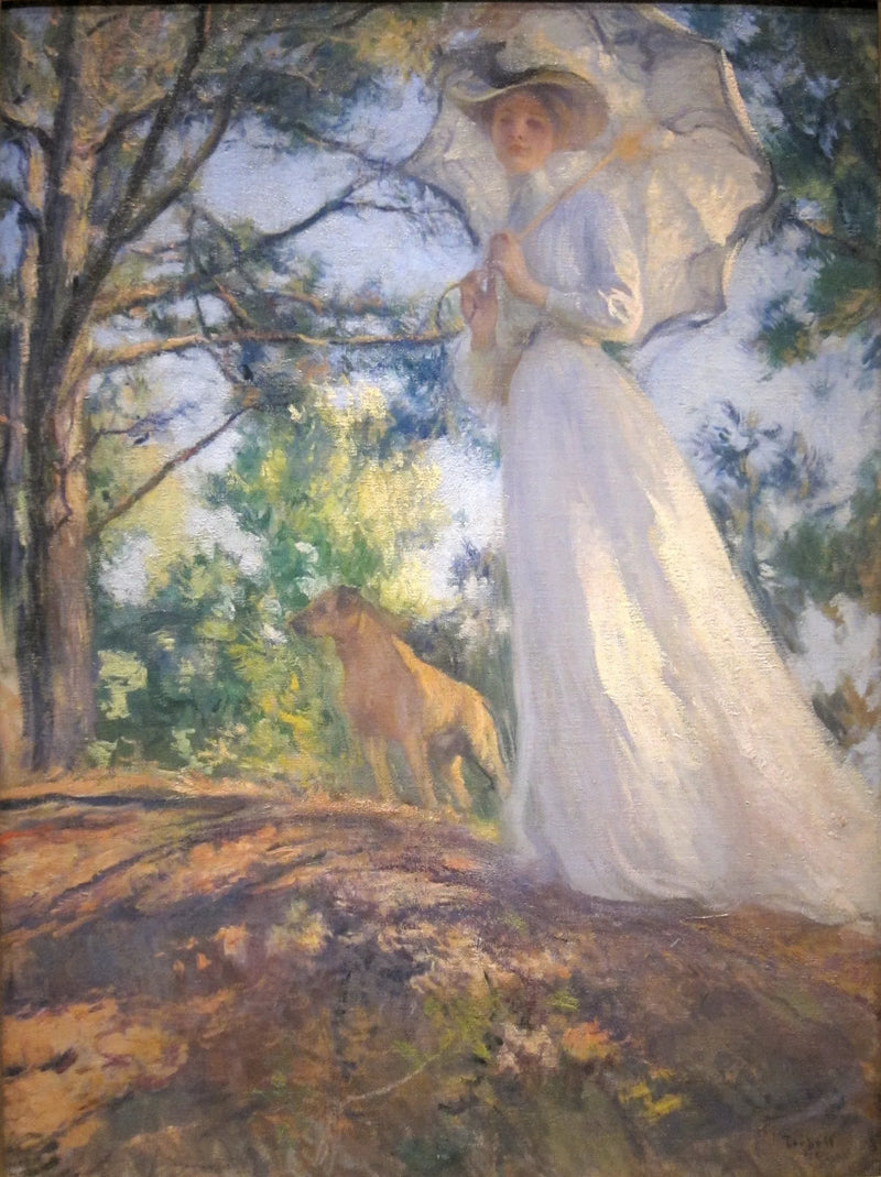 En la colina del marinero - Edmund Charles Tarbell