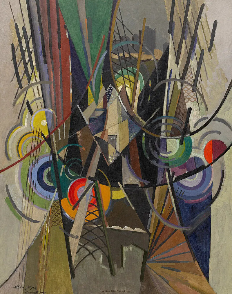 En el Puente de Brooklyn - Albert Gleizes
