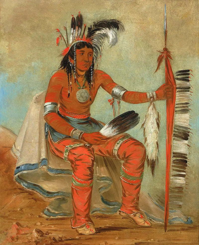 O'n-daig, el cuervo, un dandi - George Catlin